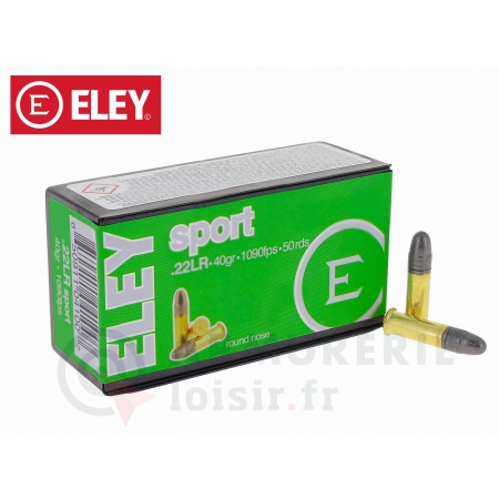 50 cartouches ELEY Sport 22LR