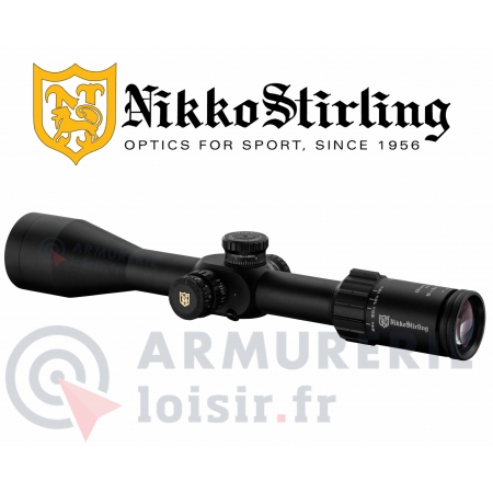 Lunette de tir Nikko Stirling 6-24X50 FFP Half Mil Dot