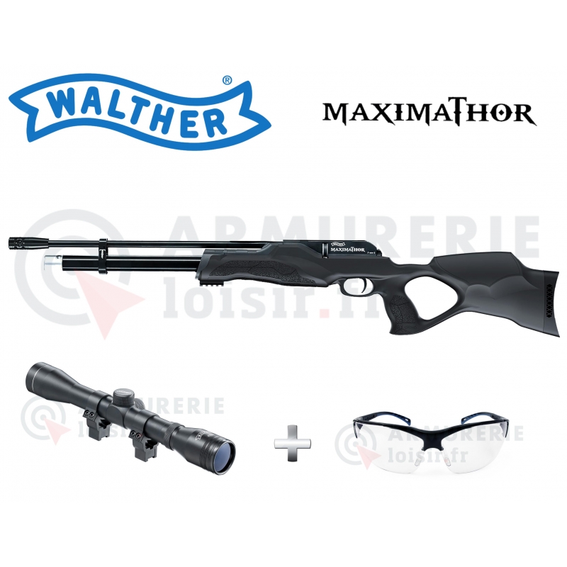 Pack Carabine Walther Maximathor Varmint 6.35 mm (70 joules)