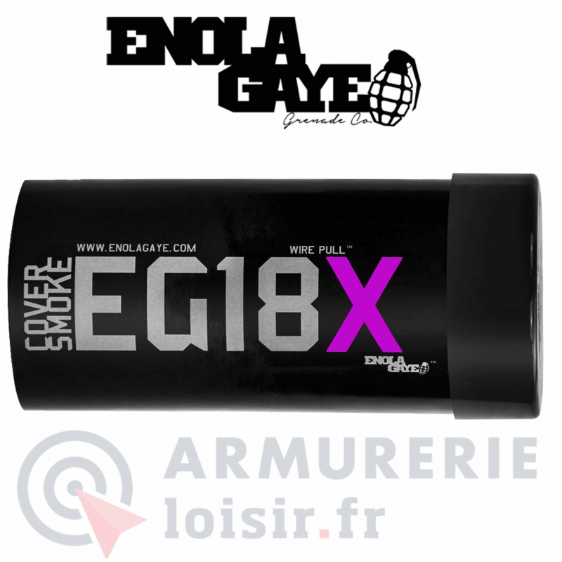 Grenade d'Assaut Fumig&egrave;ne Enola Gaye EG18X Violette