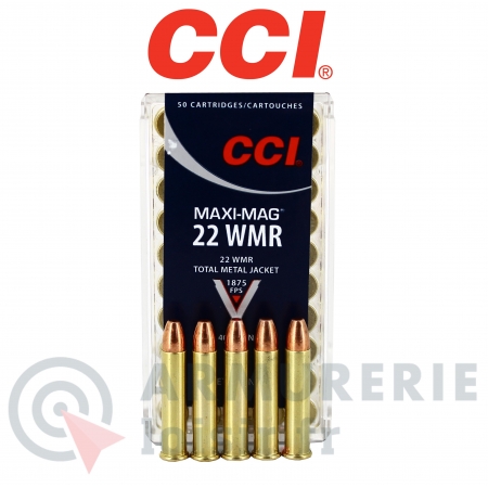 50 cartouches CCI Maxi-Mag 22 Magnum