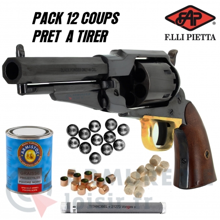 Pack pr&ecirc;t &agrave; tirer Pietta 1858 New Model...
