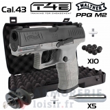 Pack Walther PPQ M2 T4E Tungsten Gray .43 (5 Joules)