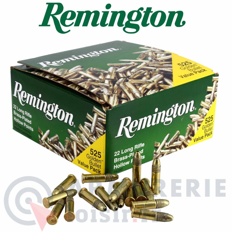 Cartouches REMINGTON 22LR golden bullet X525