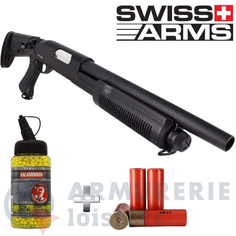 Fusil &agrave; bille Swiss Arms Shotgun MS (0.75 joule)