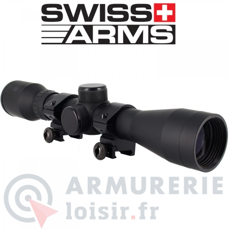 Lunette de vis&eacute;e 4x32 SWISS ARMS Montage 22 mm