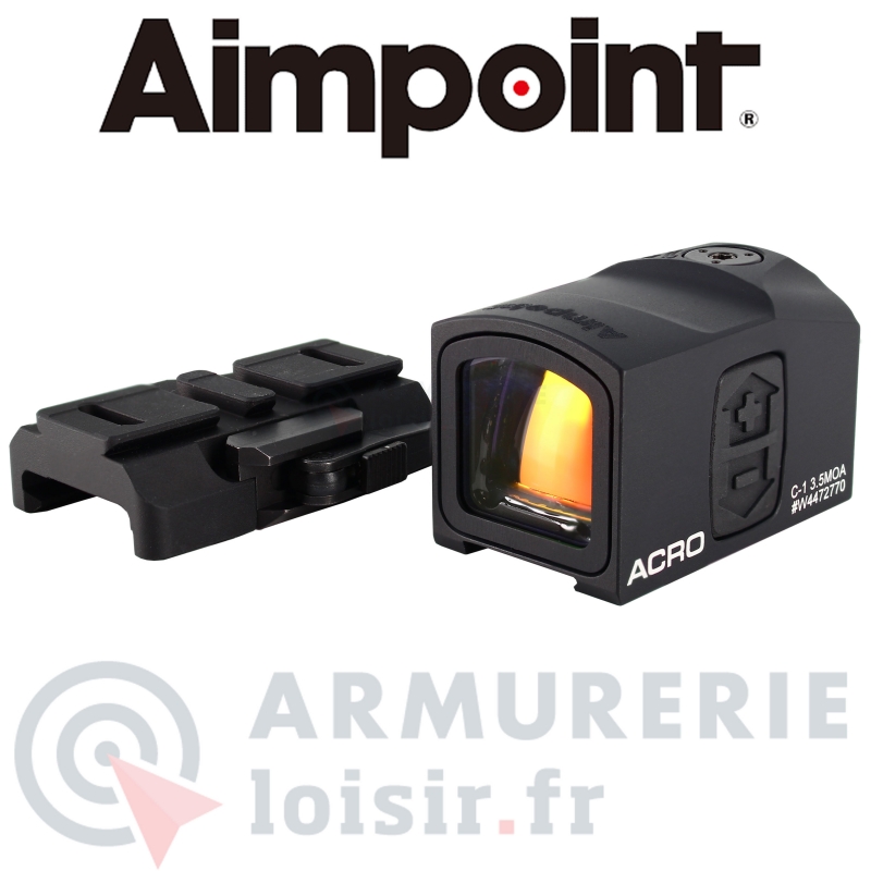 Viseur AIMPOINT Acro C-1 3,5 MOA + Embase Weaver 21 mm