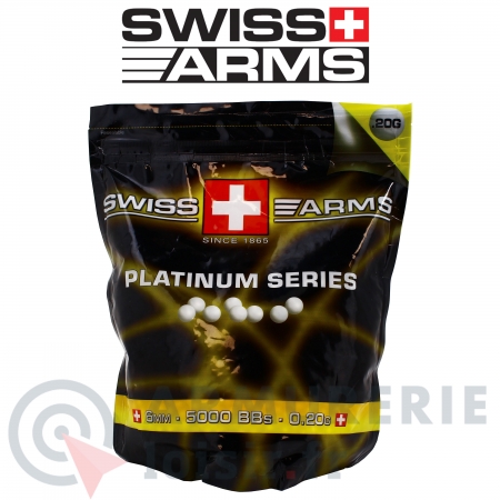 Sac de 5000 billes SWISS ARMS PLATINIUM 0.20g