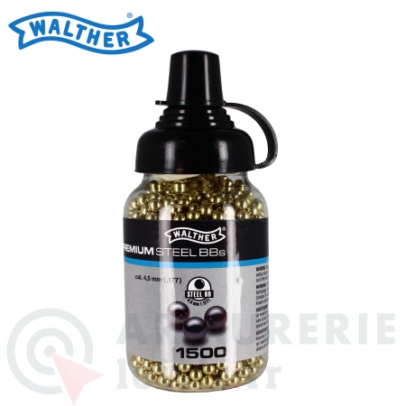 Billes acier Premium Walther X1500 4.5 BB'S