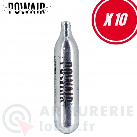 Lot de 10 cartouches / sparclettes CO2 Powair 12g