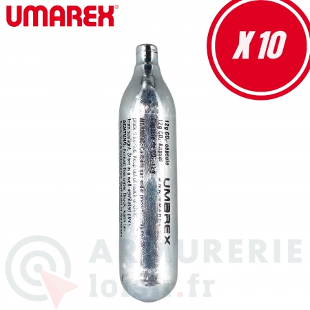 10x Cartouches Umarex CO2 12g