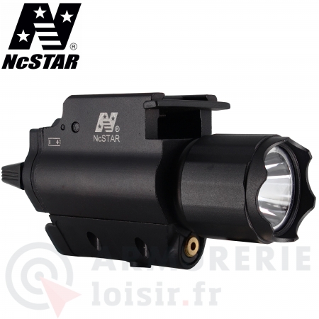 Combo lampe laser NcStar AQPFLS ( Montage Picatinny)