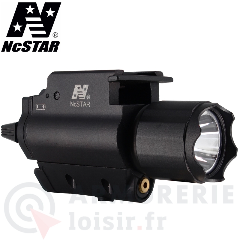 Combo lampe laser NcStar AQPFLS ( Montage Picatinny)