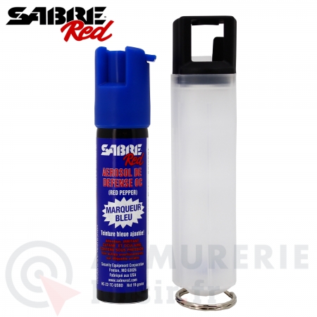 Sabre Red a&eacute;rosol de d&eacute;fense Marqueur Bleu 22ml