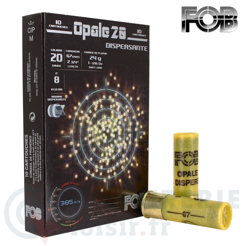 Munitions opale 20/67 plomb n&deg;8