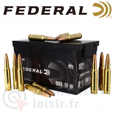 Boite de 60 cartouches Federal 308 Win 150Gr
