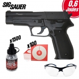 Pack SIG Sauer P226 Billes Acier 4,5mm (0.6 joule)