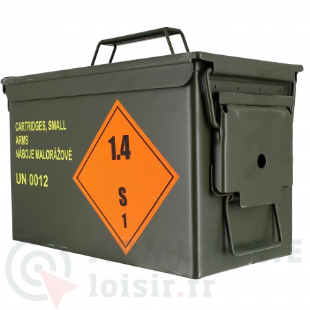 Caisse &agrave; munitions US M1A1 