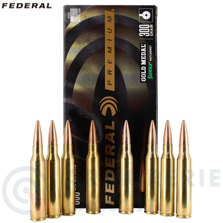 Federal 338 Lapua Magnum Sierra Matchking BTHP 300...