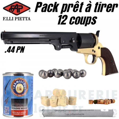 Pack Pr&ecirc;t &agrave; tirer Pietta 1851 Navy...
