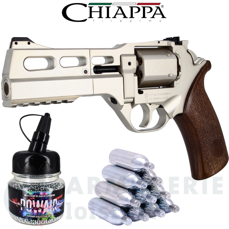 Chiappa Rhino 50 DS Co2 4.5 mm Chrome (3.5 joules)