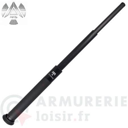 B&acirc;ton t&eacute;l&eacute;scopique AKIS 53 cm + Bouton fermeture