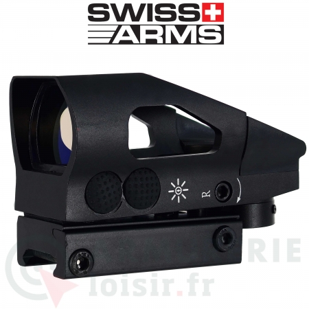 Viseur point rouge Swiss-Arms multi r&eacute;ticules