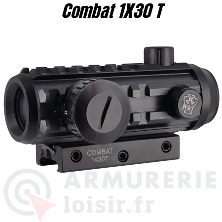 Viseur point rouge Combat 1X30 T rail Picatinny
