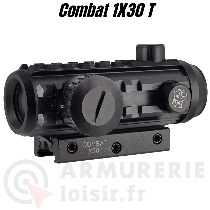 Viseur point rouge Combat 1X30 T rail Picatinny