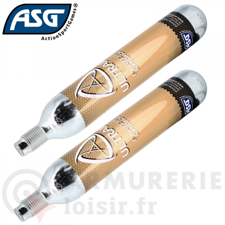 Lot de 2 cartouches Co2 ASG 88 grammes
