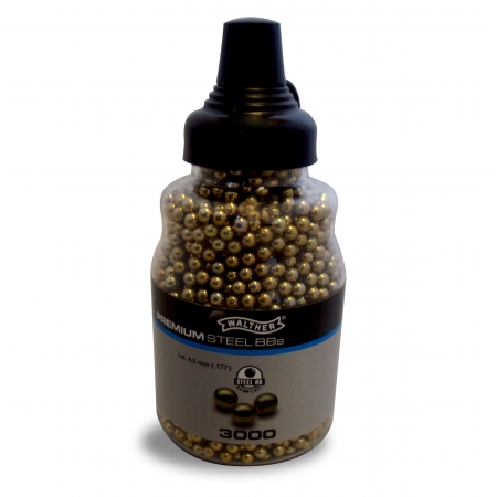 Billes acier premium WALTHER x3000 - 4,5mm BBs