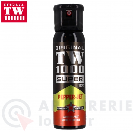 Bombe lacrymog&egrave;ne TW1000 SUPER JET au poivre 100ml