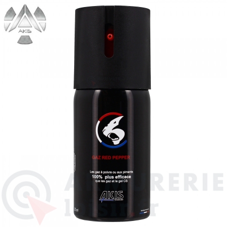 Bombe lacrymog&egrave;ne gaz poivre Akis 25ml