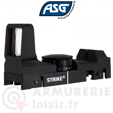 Viseur ASG point rouge et vert montage Picatinny