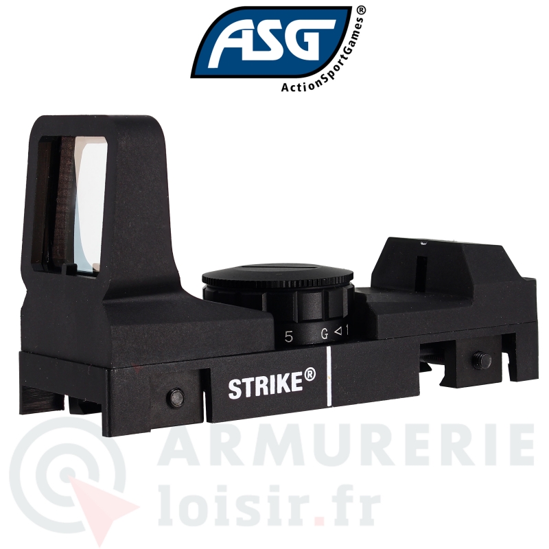 Viseur ASG point rouge et vert montage Picatinny