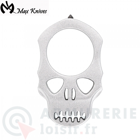 Max Knives Poing am&eacute;ricain Skull Silver