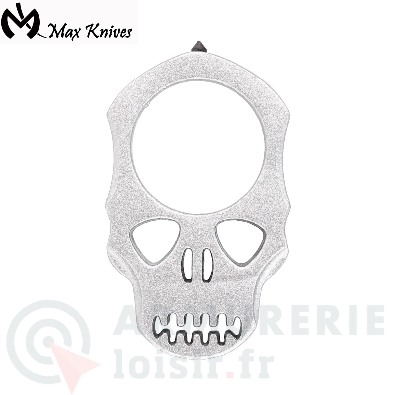 Max Knives Poing am&eacute;ricain Skull Silver