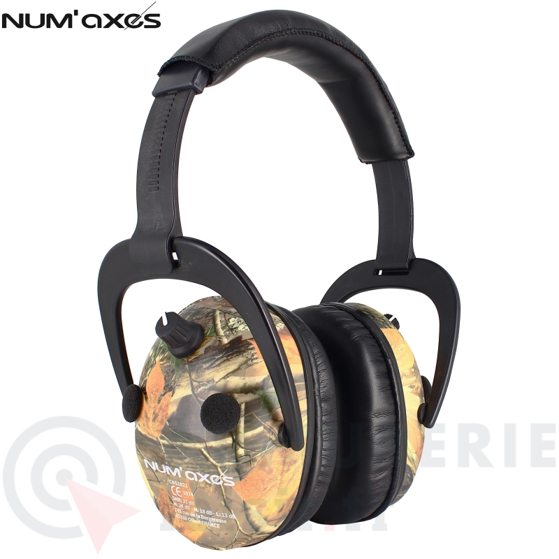 Casque de protection bruit Num'Axes Cas1021 camo (21 db)
