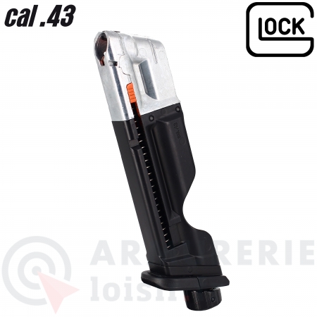 Chargeur Emergency Push Glock 17 Gen 5 cal .43