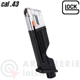 Chargeur Emergency Push Glock 17 Gen 5 cal .43