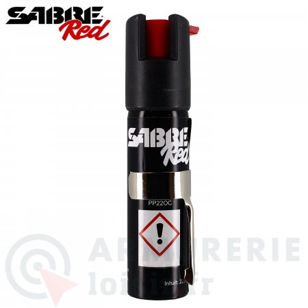 Bombe Sabre red Poivre OC avec clip 22 ml