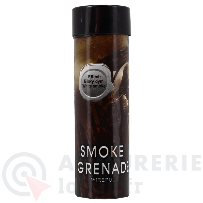 Grenade fumig&egrave;ne blanche &agrave; goupille