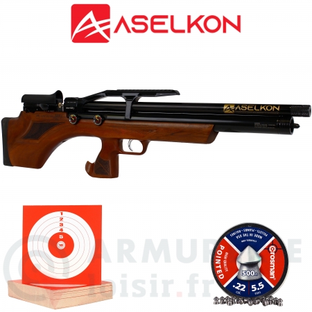 Carabine Aselkon PCP MX7 Wood 5.5mm (19.9 joules)