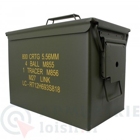 Caisse &agrave; munitions US 5.56 