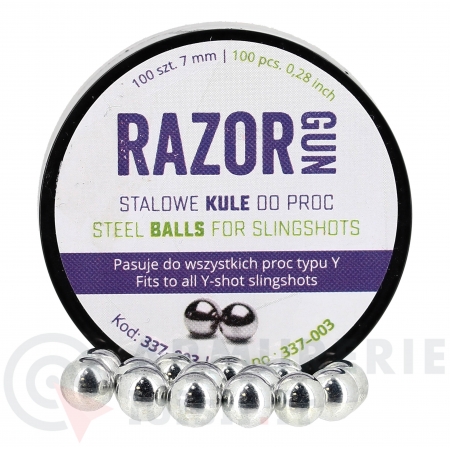 300 Billes Acier 8 Mm – Pour Lance-pierre, Catapulte, Fronde – Puissantes – RELOAD