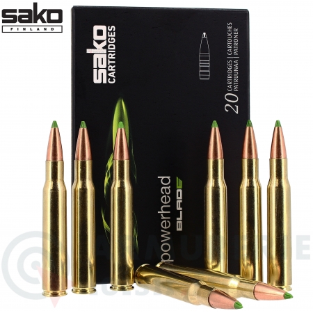 Cartouches Sako PowerHead Blade 30-06 Sprg 170 gr