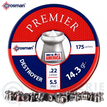 175 plombs Crosman Destroyer  5.5mm (14.3 gr)