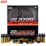 CCI Blazer lot 525 cartouches .22lr (38 gr)