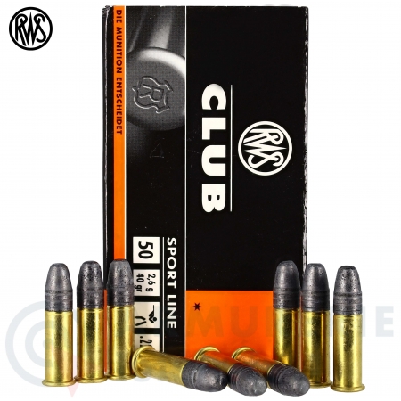 50 munitions RWS Club Sport Line - 22LR