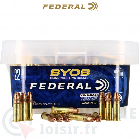 825 cartouches Federal Byob 22 LR 36gr